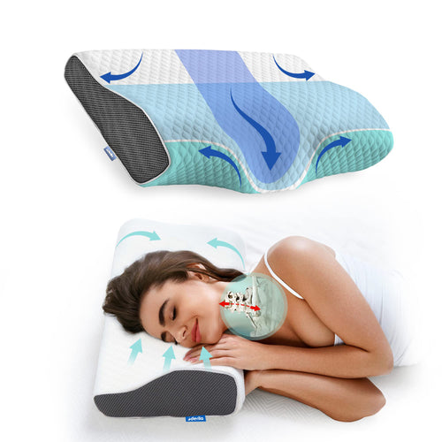 Wmcer Almohada Viscoelástica para Dormir