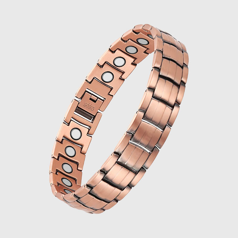 Potente Pulsera Curativa De Cobre Para Hombre Con Imanes-BT091