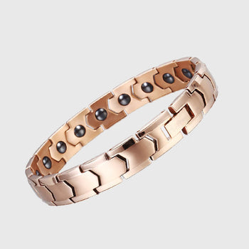 Potente Pulsera Curativa De Cobre Para Hombre Con Imanes-BT091
