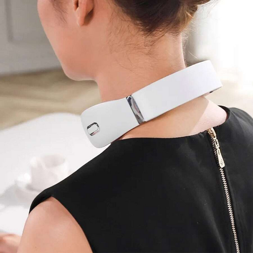 Usb Rechargeable & Durable Pulse Heating Neck Massager For Relaxation