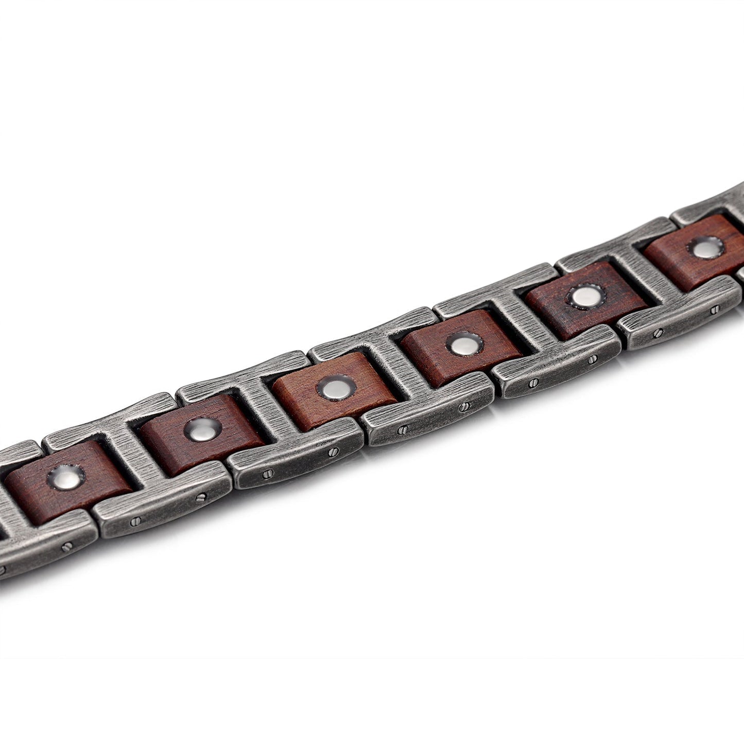 Pulsera De Acero Inoxidable Gauss Con Acción Magnética Eficaz Para Reducir El Estrés-BT048