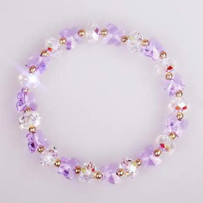 Fresh Glass Butterfly Bracelet-Crystal Jewelry-BT137