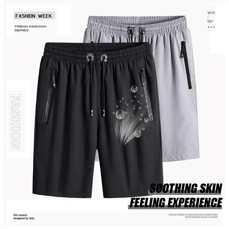 š„49% OFFš„Men's Plus Size Ice Silk Stretch Shorts