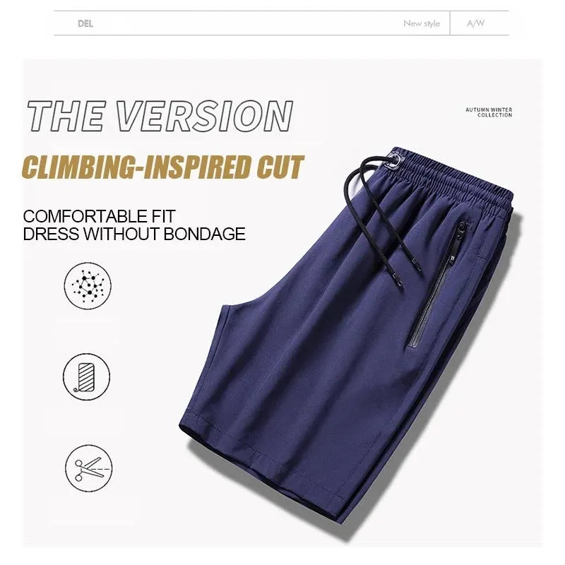 š„49% OFFš„Men's Plus Size Ice Silk Stretch Shorts