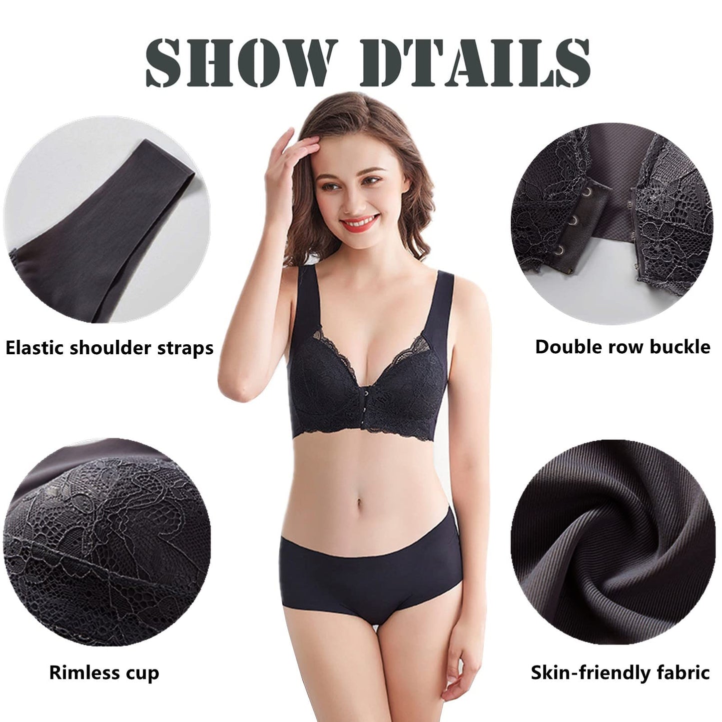 Sujetador Deportivo Cómodo Con Espalda De Belleza 5D BH07