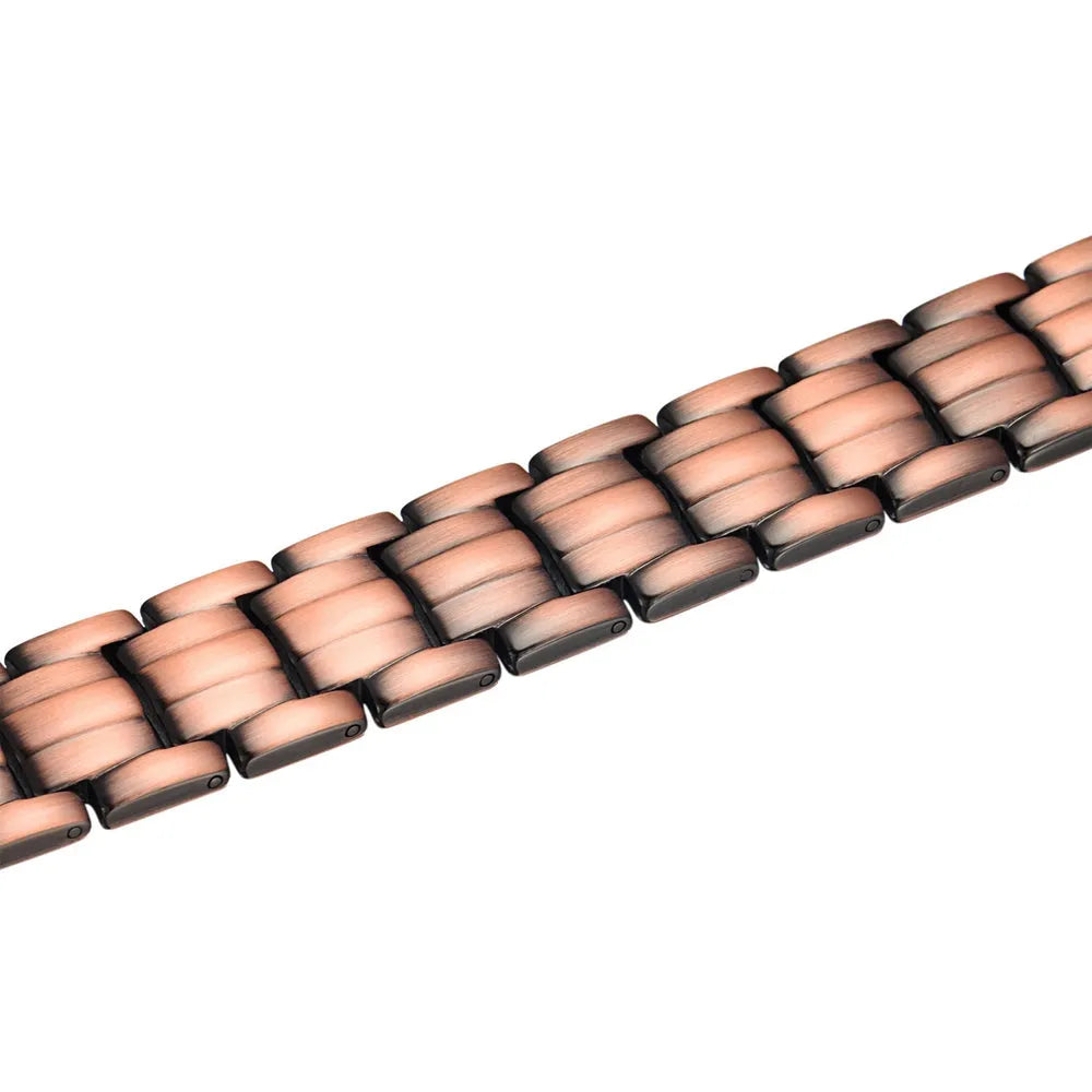 Potente Pulsera Curativa De Cobre Para Hombre Con Imanes-BT091
