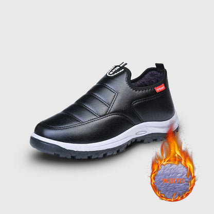 🔥🎁Zapatos cálidos y impermeables de cuero para exteriores para hombre W181 (compre 2 envío gratis)