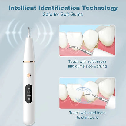 ULTRASONIC Electric Dental Scaler Oral Hygiene Kit Teeth Calculus Plaque Remover for Teeth