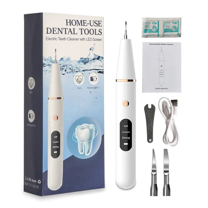 ULTRASONIC Electric Dental Scaler Oral Hygiene Kit Teeth Calculus Plaque Remover for Teeth