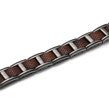 Pulsera De Acero Inoxidable Gauss Con Acción Magnética Eficaz Para Reducir El Estrés-BT048