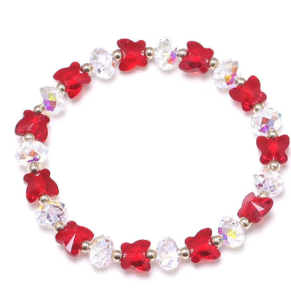 Fresh Glass Butterfly Bracelet-Crystal Jewelry-BT137
