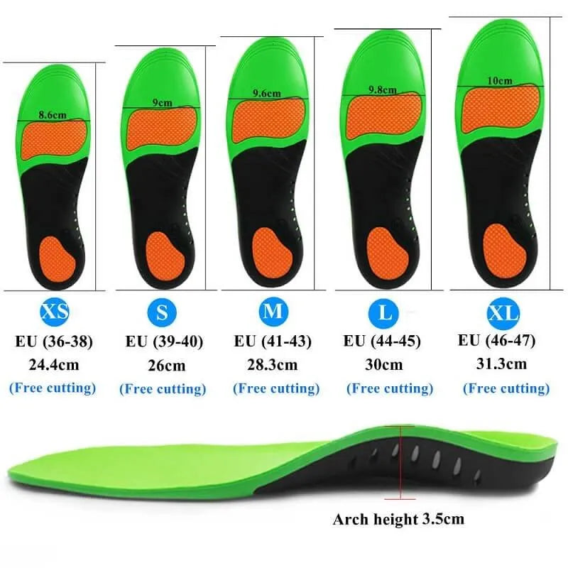Best Arch Support & Orthopedic Insoles For Shoes