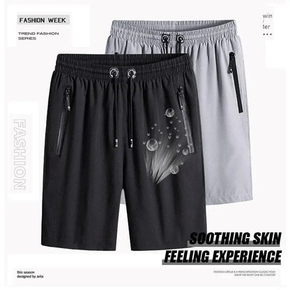 🔥49% OFF🔥Men's Plus Size Ice Silk Stretch Shorts