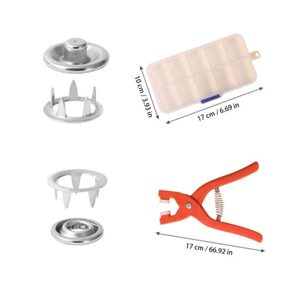 Five-claw loop installation tool set