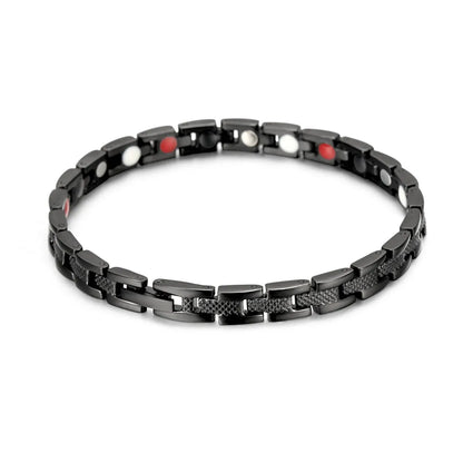 Pulsera De Terapia Magnética De Acero Inoxidable De Refuerzo Para Pain-BT088