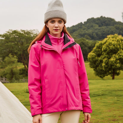 🔥Chaqueta de tormenta para exteriores 2 en 1 unisex otoño-invierno 2023 (resistente al viento e impermeable, cálida) JK01