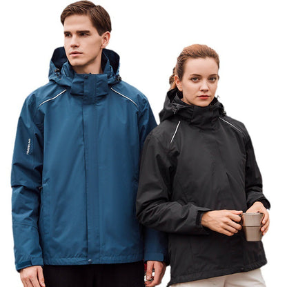 🔥Chaqueta de tormenta para exteriores 2 en 1 unisex otoño-invierno 2023 (resistente al viento e impermeable, cálida) JK01